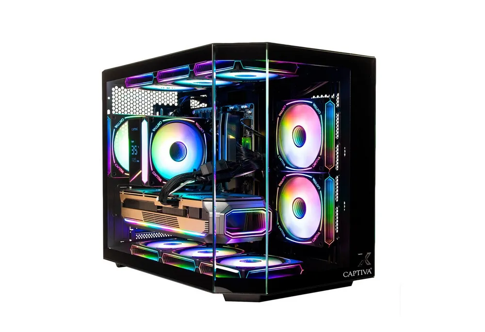 CAPTIVA Entry Gaming R10-2086 PC (AMD Ryzen 5 5500, GeForce® RTX™ 5060, 16 GB RAM, 500 GB SSD, Luftkühlung, WLAN, Windows 11 Home)