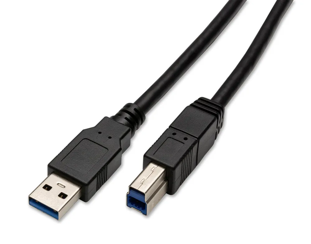CAPTIVA Kabel USB Kabel A-Stecker B-Stecker schwarz 3m USB-A auf USB-B USB-Kabel