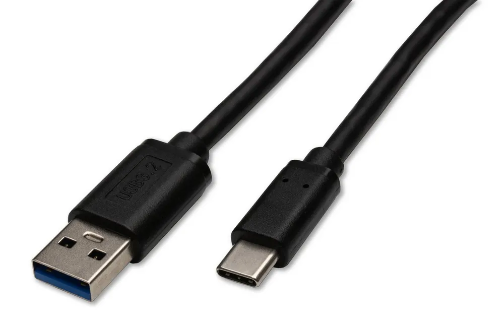 CAPTIVA Kabel USB Kabel A-Stecker C-Stecker schwarz 3m USB-A auf USB-C USB-Kabel