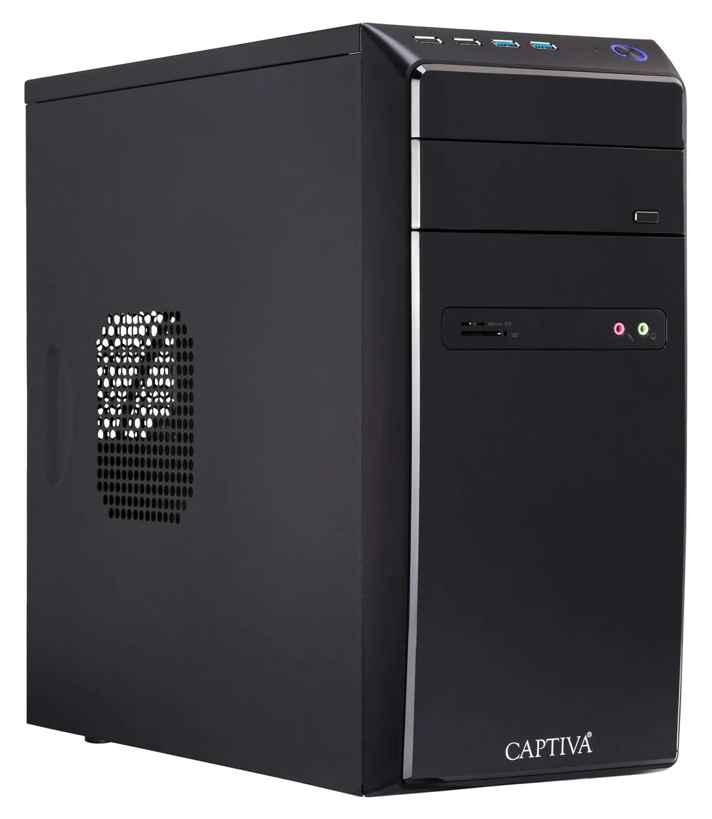Power Starter R89-408, Schwarz, AMD Ryzen 5 5600G, 16 GB, 1 TB M.2 SSD, AMD Radeon