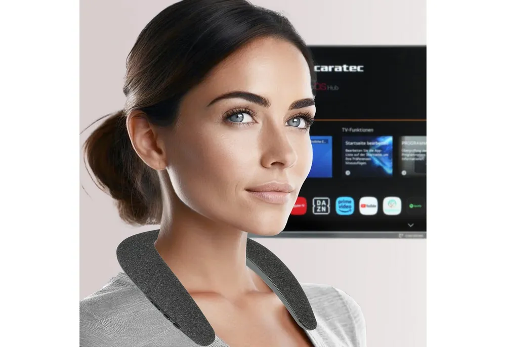 Caratec Carasnake, Nackenlautsprecher mit Bluetooth Wireless Lautsprecher