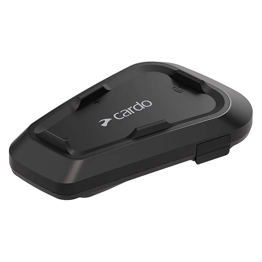 Motorrad Intercom Cardo Spirit HD kabellos Bluetooth 5.2 2-Kanal 600 m wasserdicht Schwarz