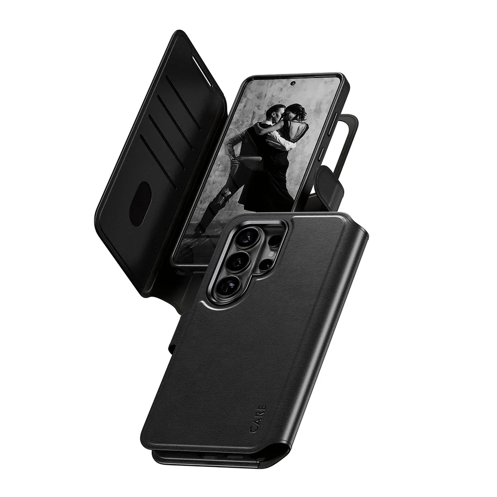 CARE by PanzerGlass Handyhülle Tango 2-in-1 Wallet Case mit Qi für Samsung Galaxy S26 Ultra, Backcover, Schutzhülle, Handyschutzhülle, Case, Schutzcase, stoßfest