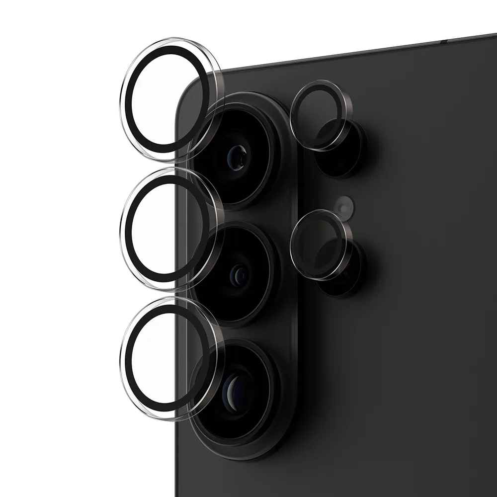 CARE by PanzerGlass Kameraschutzglas Hoops Camera Lens Protector für Samsung Galaxy S26 Ultra, Linsenschutz, Schutzfolie, Kameraschutz, kratz- & stoßfest