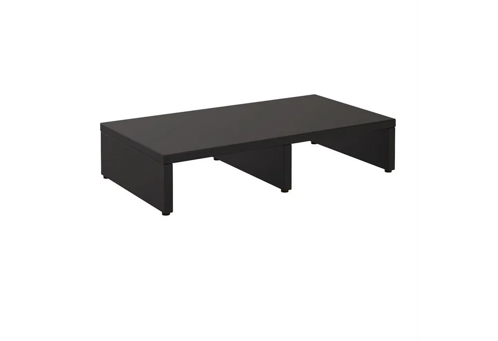 CARO-Möbel Monitorständer MONITOR, (Bildschrimerhöhung 50cm breit, Schreibtischaufsatz schwarz)