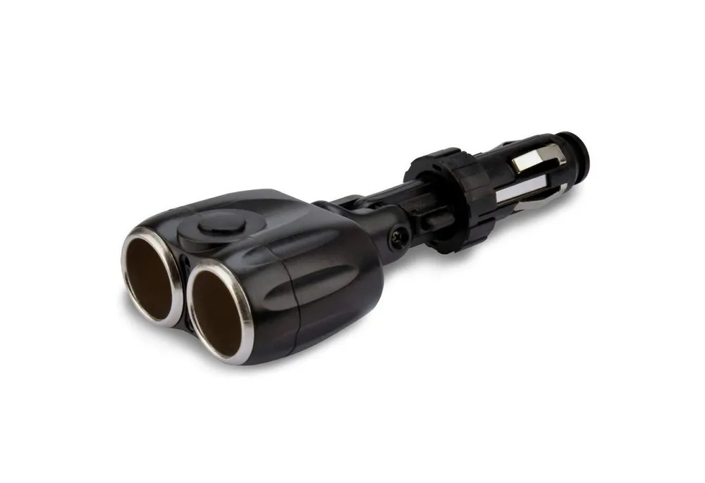 Cartrend Steckdose 2-Port Quick 90° Winkel Smartphone-Ladegerät (Doppelsteckdose)