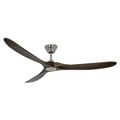 Deckenventilator CasaFan 318015 Eco Genuino 180cm Walnuss Chrom Fernbedienung