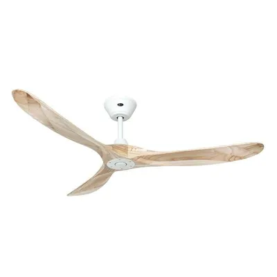 Ventilator CasaFan 315214 Eco Genuino 152 cm Holz Weiß Fernbedienung