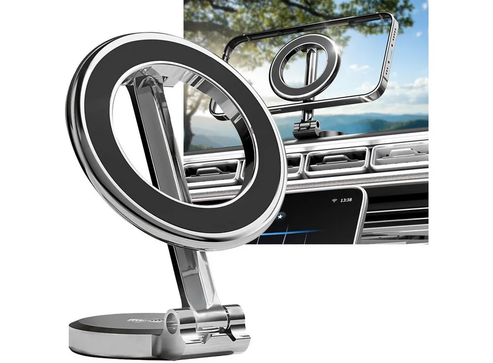 Casativo Handy-Halterung Robuste Auto Smartphone-Halterung MagSafe komp, 360° drehbar, (1-tlg., einfache Montage, Magnethalterung für iPhone 16,15,14,13,12)