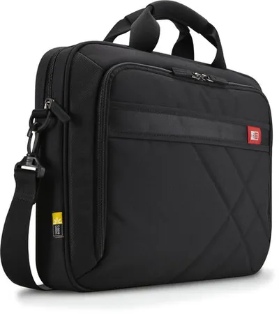 Umhängetasche Case Logic DLC-115 Schwarz 15.6" Gefüttert