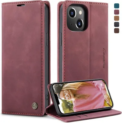 CaseMe Handyhülle Handyhülle für iphone Klapphülle Case Tasche mit Magnet Kartenfach
