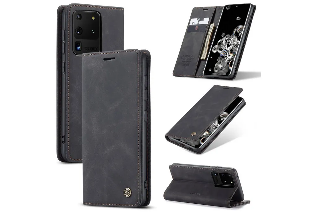 CaseMe Handyhülle Premium Hülle für Samsung Klapphülle