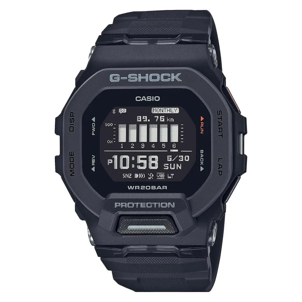 Casio G-Shock GBD-200-1ER Bluetooth 45,9mm Schwarz Wasserdicht 20ATM