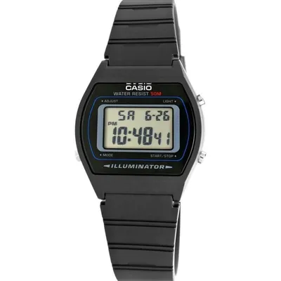 Casio W-202-1AVEF Digital 34mm Beige Edelstahlarmband Casual Herren