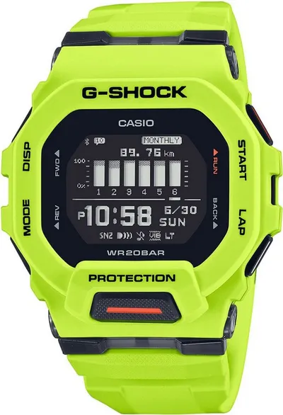 CASIO G-SHOCK GBD-200 Smartwatch, Armbanduhr, Herren,Bluetooth,Schrittzähler,bis 20bar wasserd.,digital