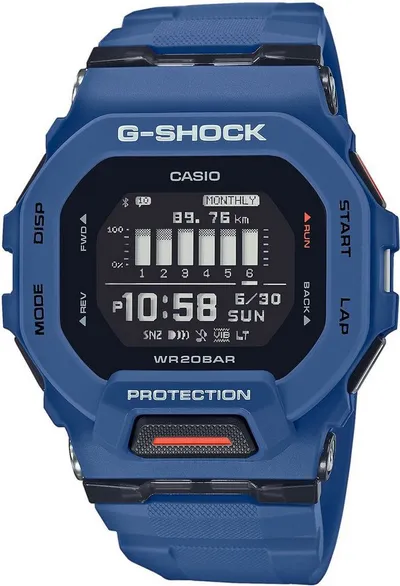CASIO G-SHOCK GBD-200 Smartwatch, Armbanduhr, Herrenuhr, Bluetooth, Schrittzähler, Stoppfunktion