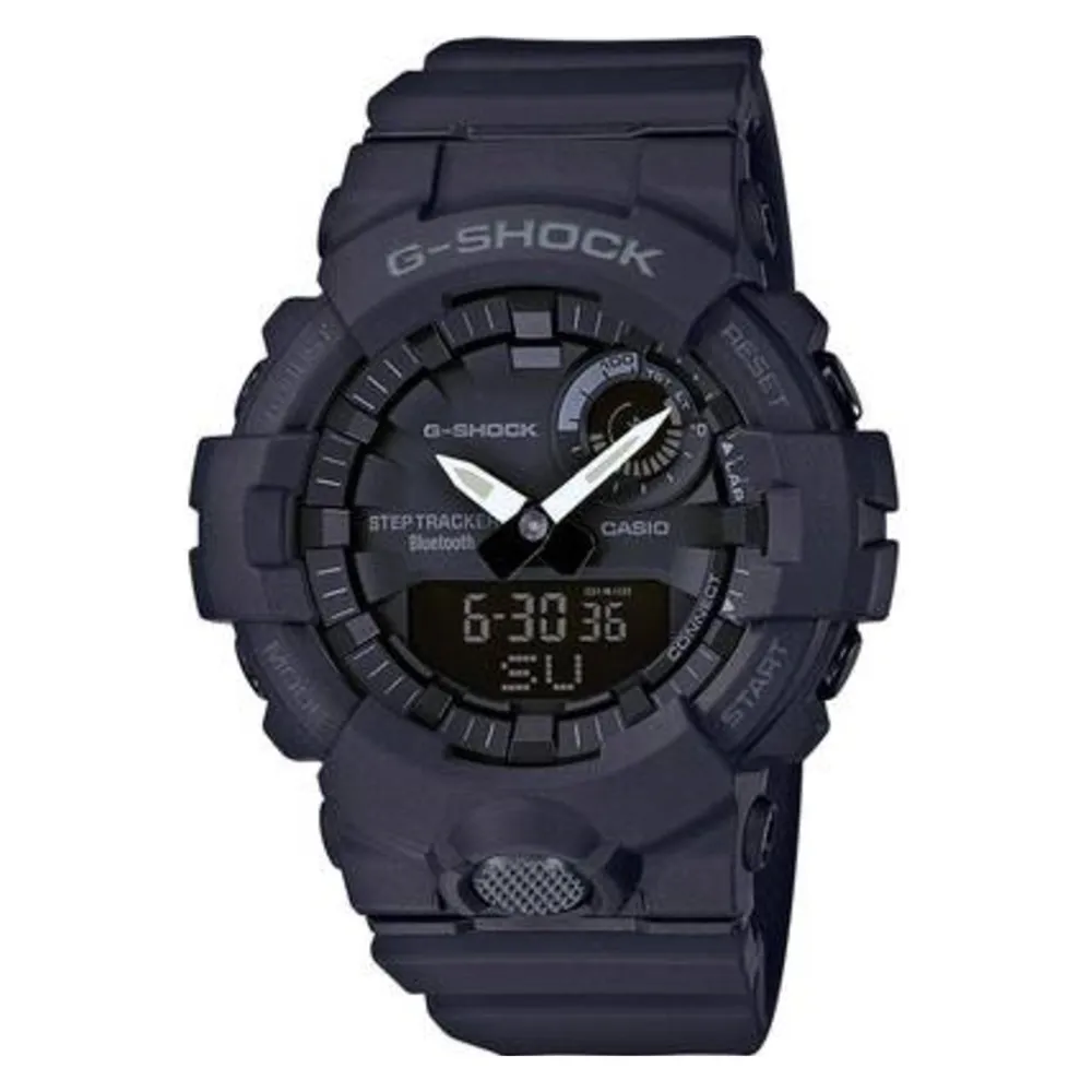 Casio GBA-800-1AER Bluetooth 54,1mm Schwarz Wasserdicht 20ATM Chronograph