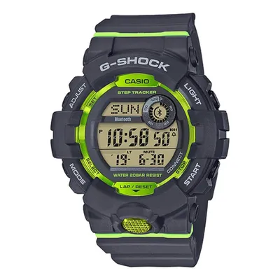 Casio G-Shock GBD-800-8 Bluetooth 48,6mm LED Grün Schwarz Wasserdicht 20ATM