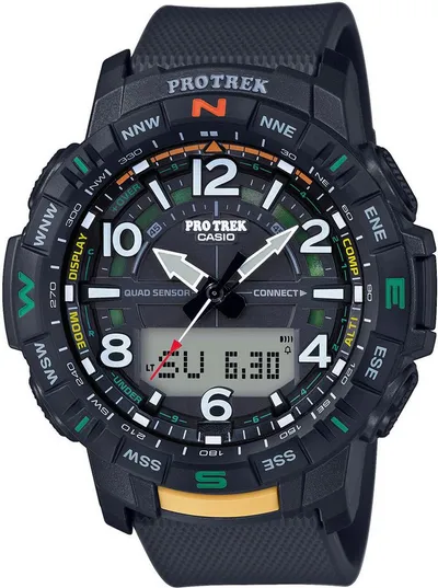 CASIO PRO TREK Smart Smartwatch, Armbanduhr, Herrenuhr, Digitaluhr, Weltzeit, Bluetooth