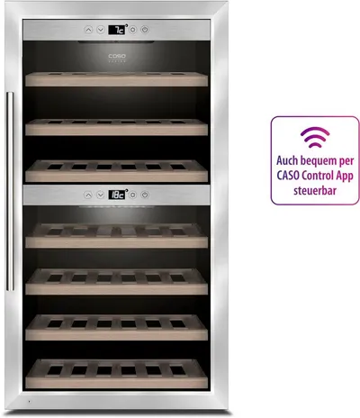 Caso Weinkühlschrank 725 WineComfort 660 Smart