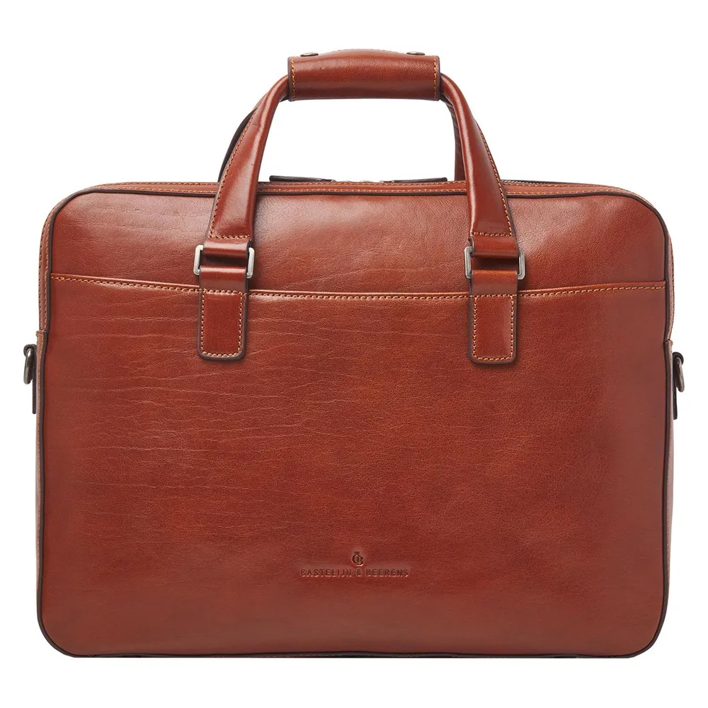 Castelijn & Beerens /u0026 Beerens - Gaucho Paul Laptoptas 15,6 RFID cognac -