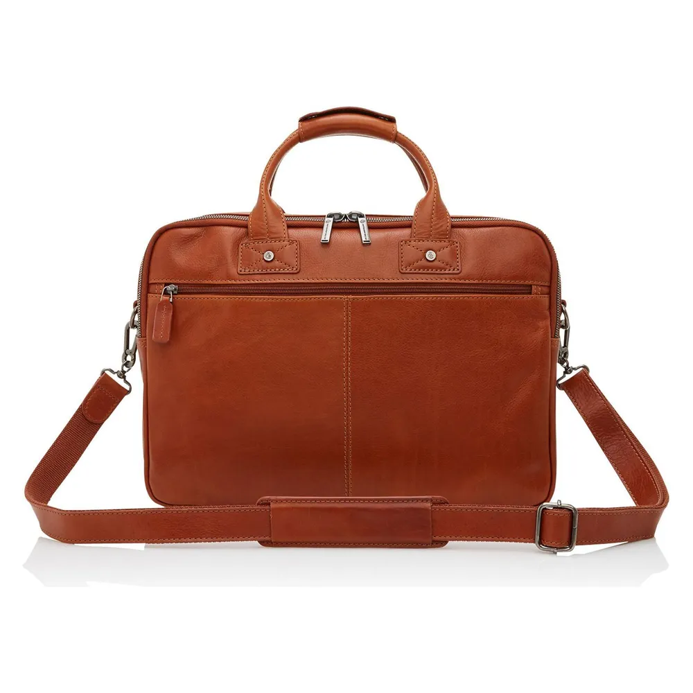Castelijn & Beerens & Beerens Firenze Large Licht Bruin Laptoptas Bruin