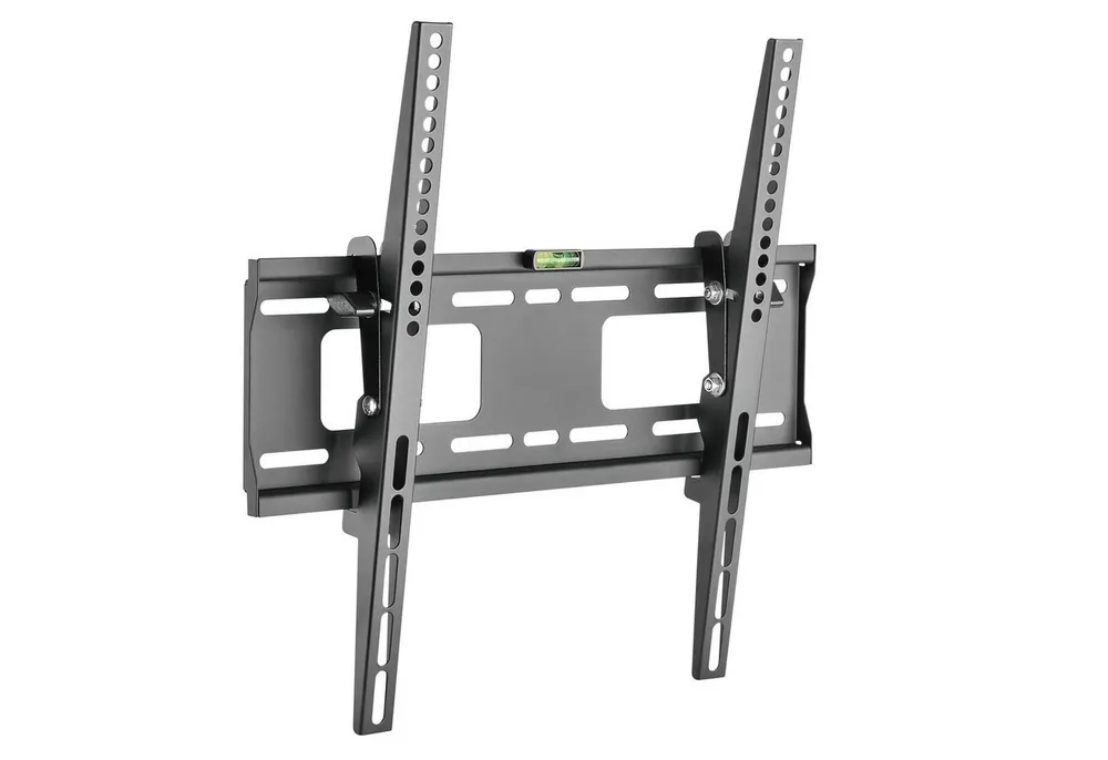 CAVO TV-Wandhalterung TV-Halterung neigbar, für Flach & Curved Fernseher & Monitor, (bis 55 Zoll, für 32 - 55 Zoll Bildschirme bis 50 kg, max. VESA 400x400 mm)