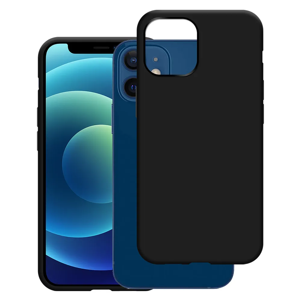 Cazy Silikon Hülle Kompatibel mit iPhone 12/12 Pro - Soft TPU Schutz -