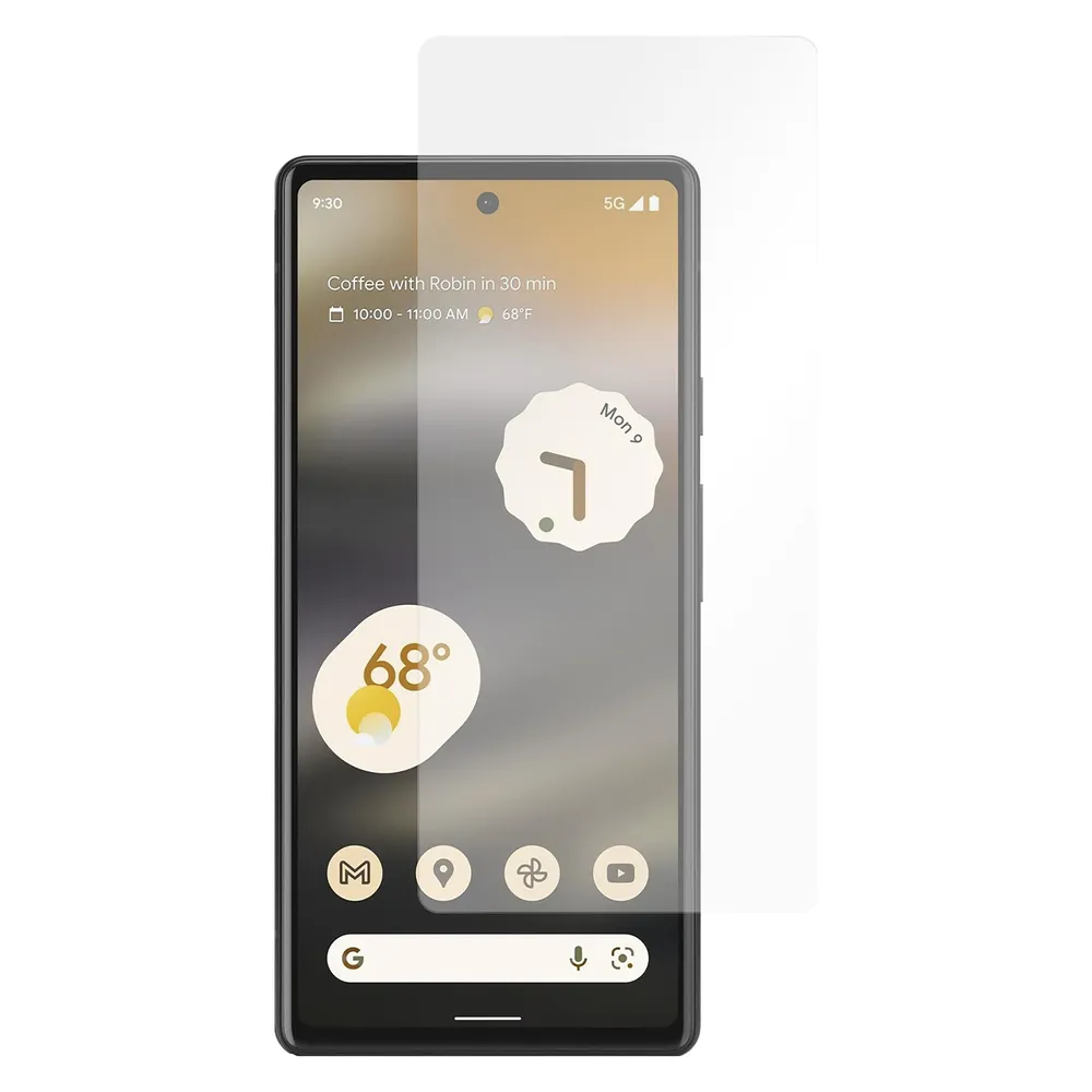 Cazy Schutzglass Kompatibel mit Google Pixel 6a Tempered Glass Hülle Kompatibel - 1 Stück