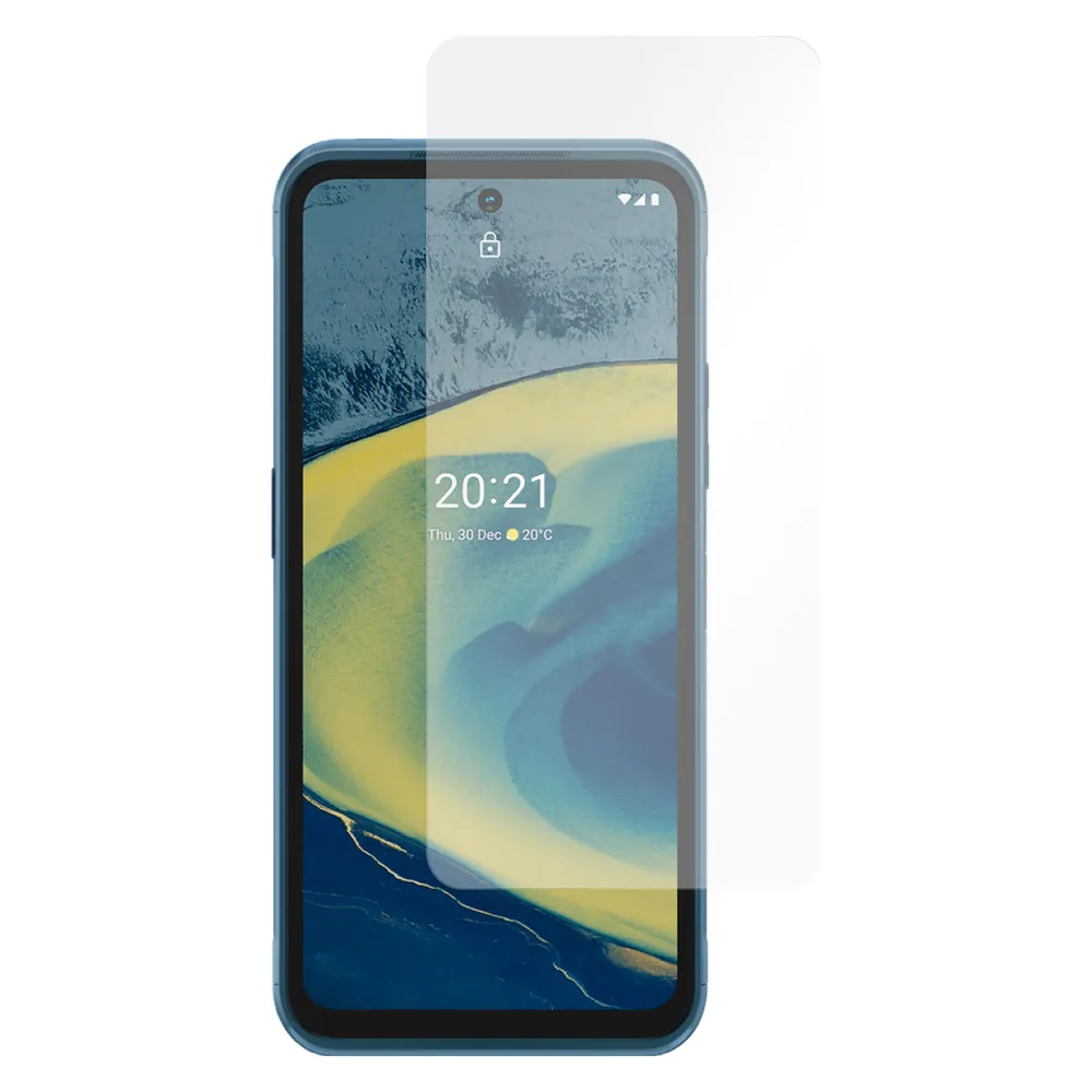 Cazy Schutzglass Kompatibel mit Nokia XR20 Tempered Glass Hülle Kompatibel - 1 Stück