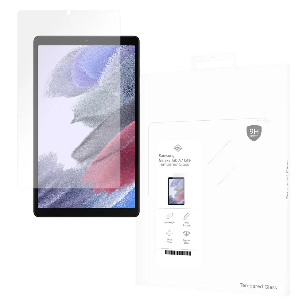 Cazy Schutzglass Kompatibel mit Samsung Galaxy Tab A7 Lite - Displayschutz Tempered Glass