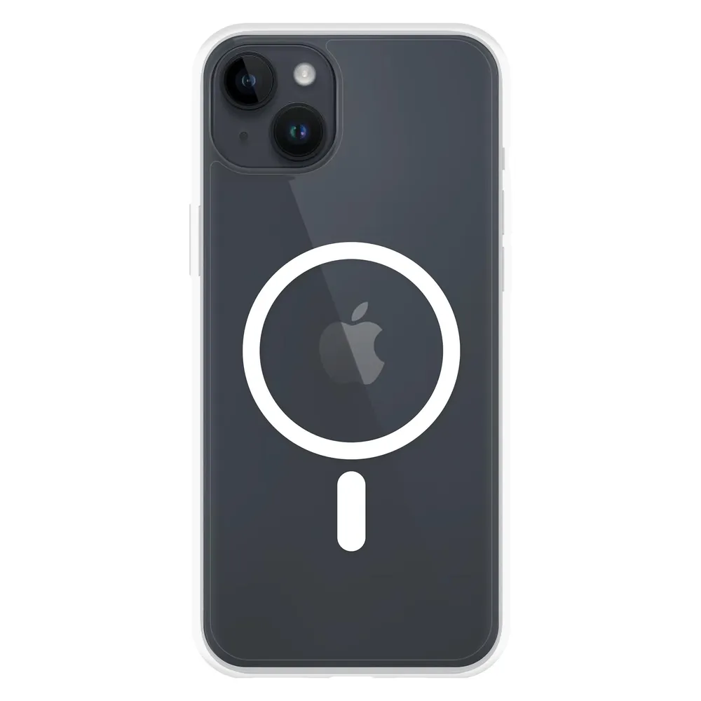Cazy iPhone 14 Plus Hülle mit magnetischem Ring, aus weichem TPU-Material, e iPhone Hülle, kompatibel mit