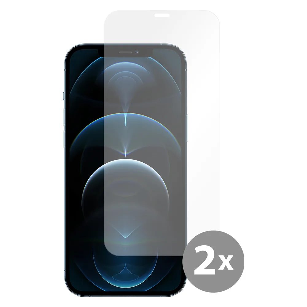 Cazy Schutzglass Kompatibel mit iPhone 12/12 Pro Tempered Glass Hülle Kompatibel - 2 Stück