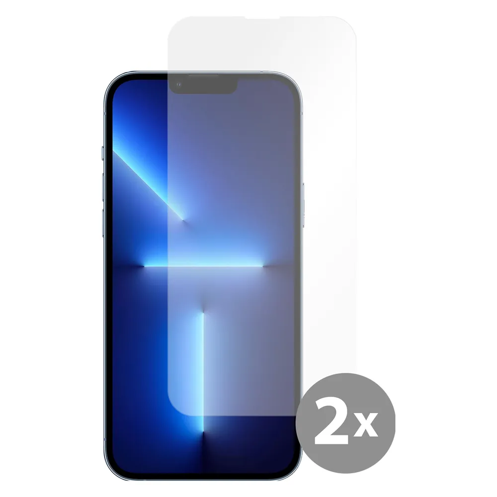 Cazy Schutzglass Kompatibel mit iPhone 13 Pro Max Tempered Glass Hülle Kompatibel - 2 Stück
