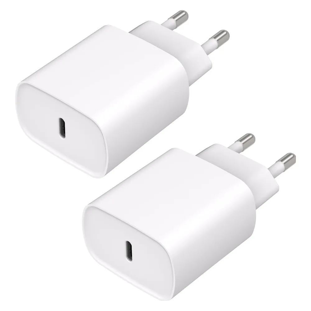 Cazy USB-C-Ladegerät Power Delivery 20W, Adapter mit USB-C-Port, Schnellladegerät, Geeignet für Samsung (20 W, 1 Port)