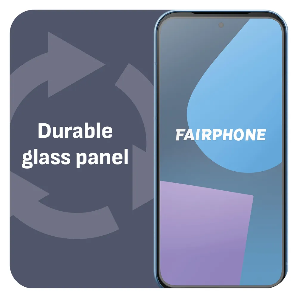 Cazy Schutzglass Kompatibel mit Fairphone 5 Tempered Glass Hülle Kompatibel - Transparant - 2 Stück