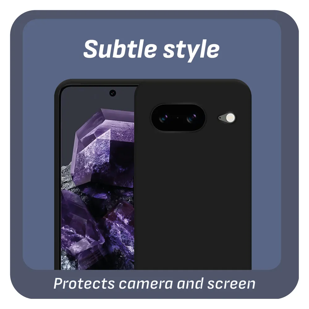 Cazy Silikon Hülle Kompatibel mit Google Pixel 8 - Soft TPU Schutz -