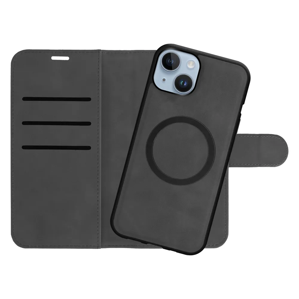 Cazy Abnehmbare Brieftaschenhülle für iPhone 14 Plus, Abnehmbare Hülle, Magfit, 2-in-1-Design