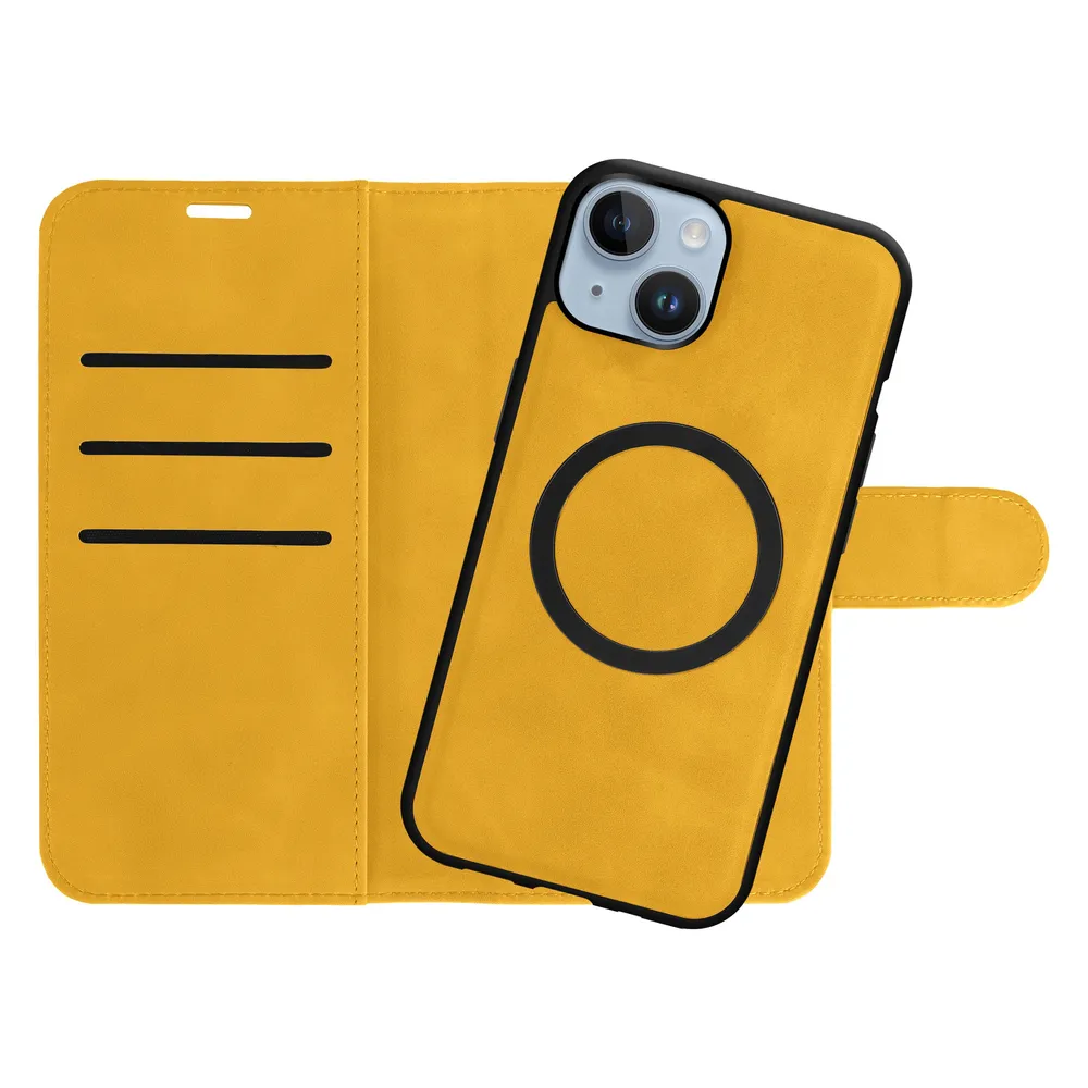 Cazy Abnehmbare Brieftaschenhülle für iPhone 15, Abnehmbare Hülle, Magfit, 2-in-1-Design, Kartenschlitze
