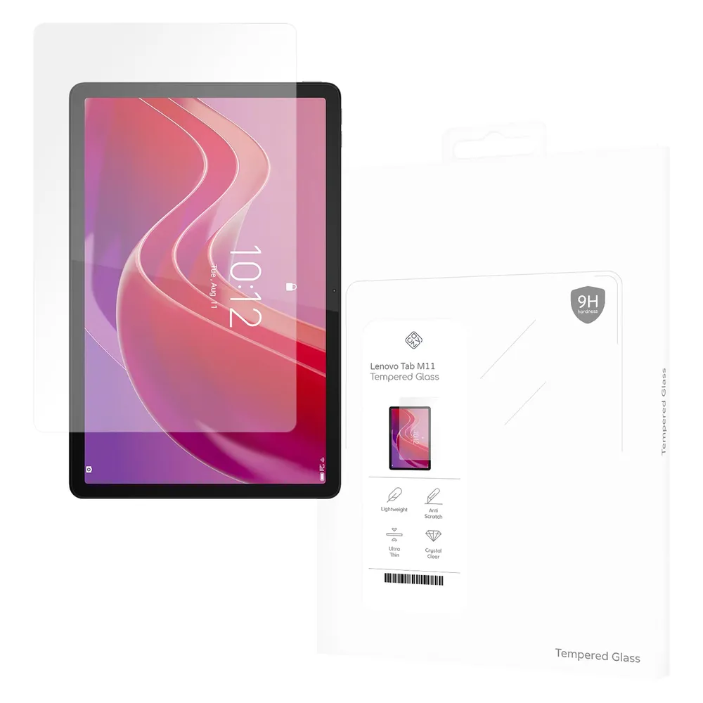 Cazy Schutzglass Kompatibel mit Lenovo Tab M11 - Displayschutz Tempered Glass - Transparant