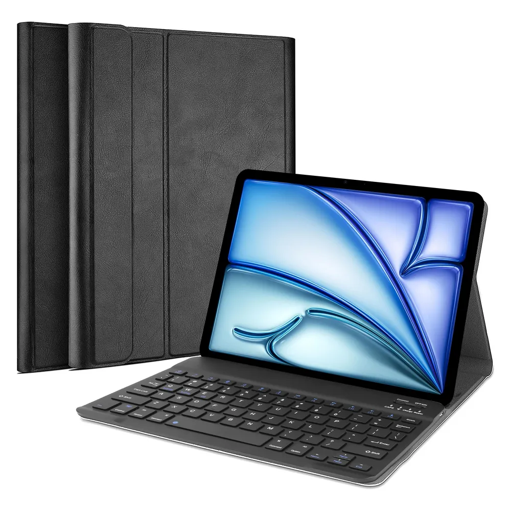 Cazy Tastatur Hülle Kompatibel mit iPad Air 2022 (5th Gen)/iPad Air 2020 (4th Gen) - Schutz Etui mit (DE)