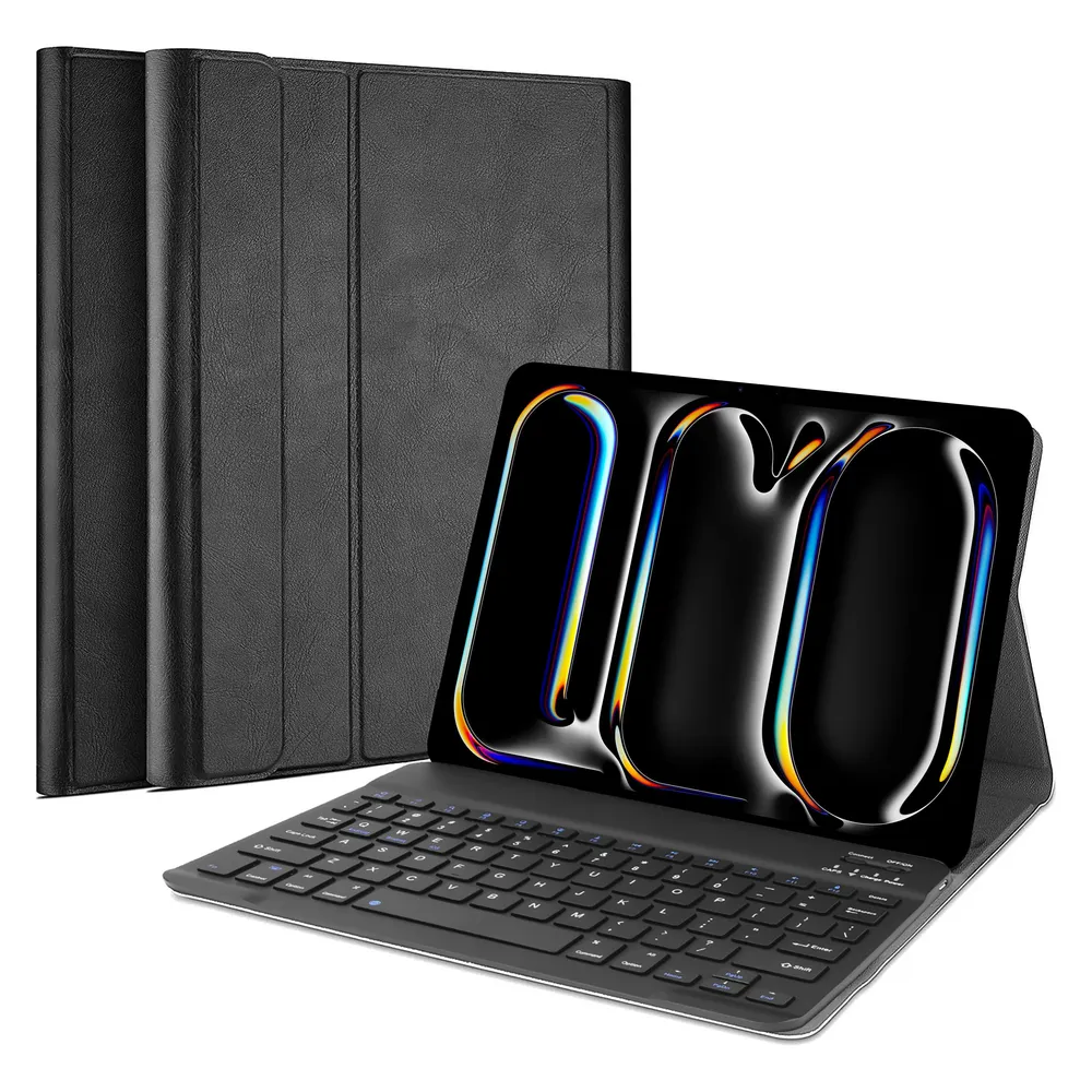 Cazy Tastatur Hülle Kompatibel mit iPad Pro 11 2020 (2nd Gen) - Schutz Etui mit magnetisch Abnehmbarer (DE)