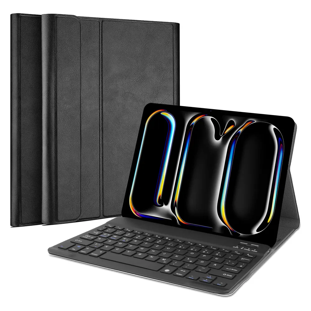 Cazy Tastatur Hülle Kompatibel mit iPad Pro 11 2022 4th (Gen)/Pro 11 2021 (3rd Gen) - Schutz Etui mit (DE, Apple iPad Pro 11 2021, Apple iPad Pro 11 2022)