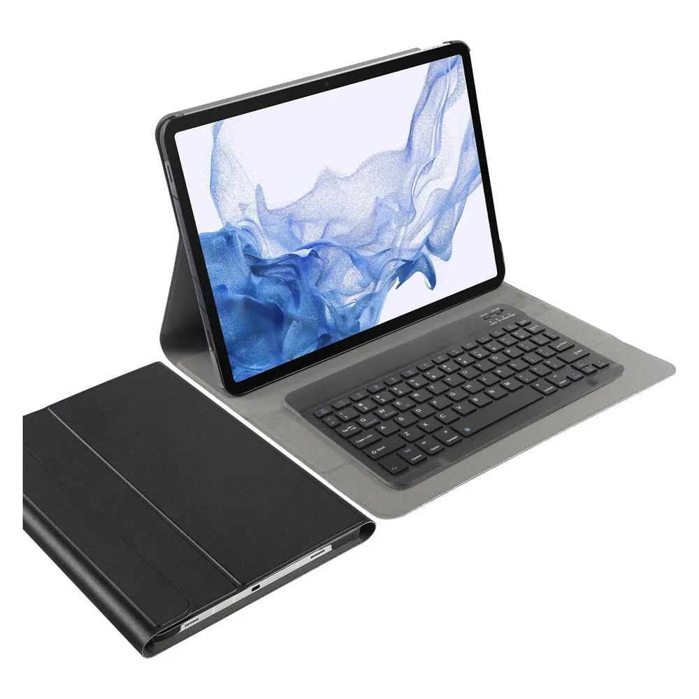 Cazy Tastatur Hülle Kompatibel mit Samsung Galaxy Tab S8+ - Schutz Etui mit magnetisch Abnehmbarer (DE, Samsung Galaxy Tab S8+)