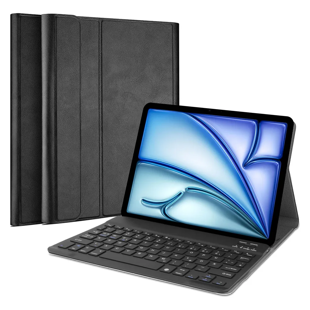 Cazy Tastatur Hülle Kompatibel mit iPad Air 2022 (5th Gen)/iPad Air 2020 (4th Gen) - Schutz Etui mit (DE)