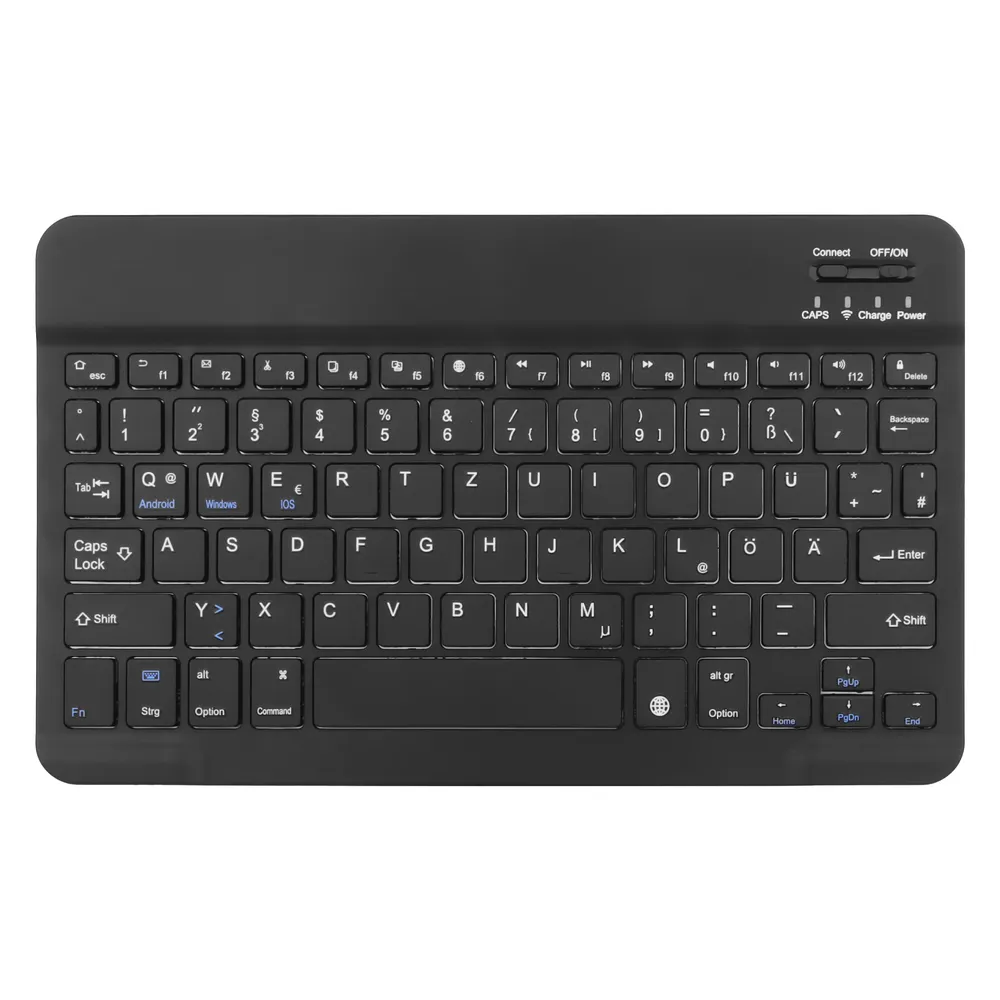 Cazy Tastatur Hülle Kompatibel mit iPad 2021 (9th Gen)/2020 (8th Gen)/iPad 2019 (7th Gen) - Schutz Etui