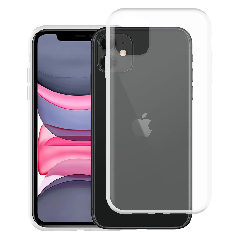 Cazy Silikon Hülle Kompatibel mit iPhone 11 - Soft TPU Schutz - Transparant