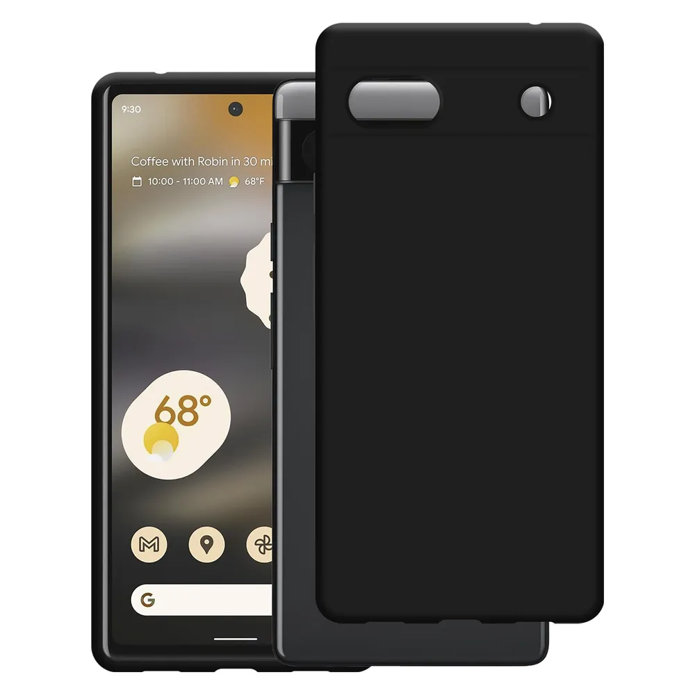 Cazy Silikon Hülle Kompatibel mit Google Pixel 6a - Soft TPU Schutz -