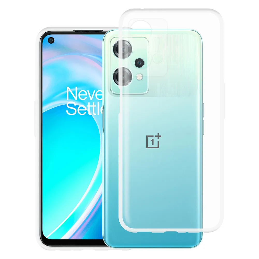Cazy Silikon Hülle Kompatibel mit OnePlus Nord CE 2 Lite - Soft TPU Schutz - Transparant