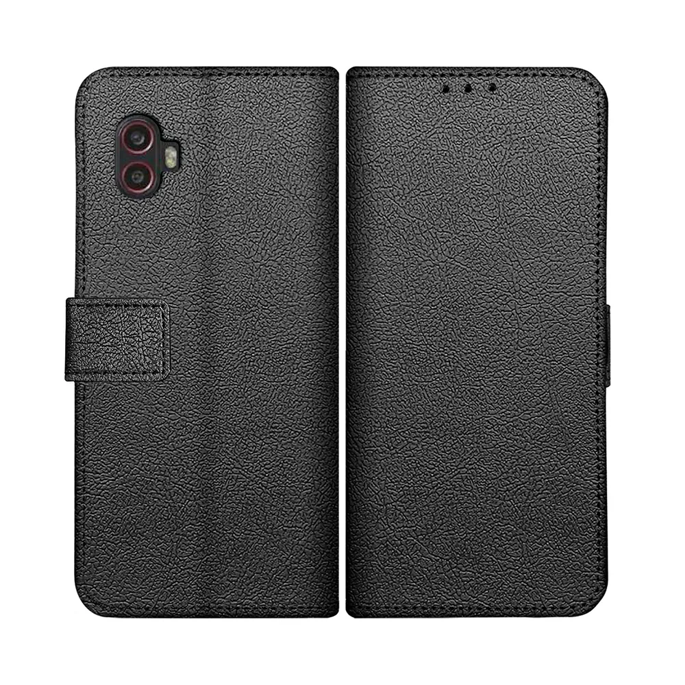 Cazy Book Case Kompatibel mit Samsung Galaxy Xcover 6 Pro - Hülle klappbar Kunstleder -